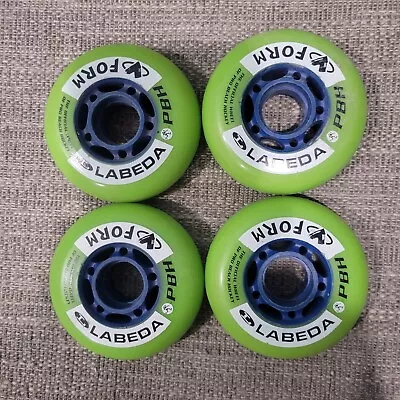 Labeda V Form PBH Roller Hockey Wheels - Green (4-Pack) • $19.99