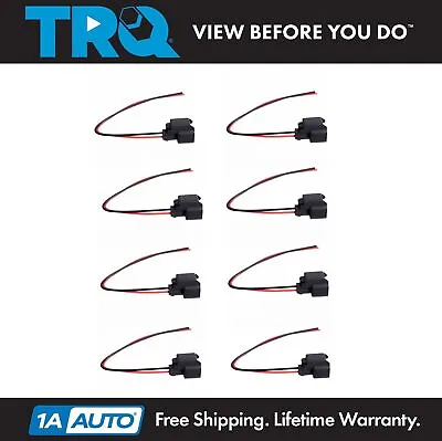TRQ Fuel Injector Pigtail Harness Kit Set Of 8 For Chevy Cadillac Ford Dodge V6 • $52.45