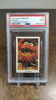 1978 Swedish Samlarsaker Samlarbilder Muppet Show #28 Animal PSA 9 **POP 1** • $139.99