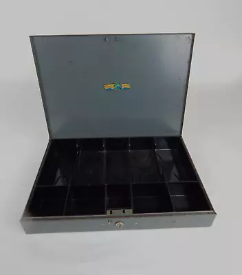 Vintage Steelmaster Metal Cash Box Removable Cash Drawer No Key • $18