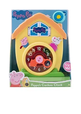 £24.99 • Buy Peppa S Cuckoo Clock - Learning The Time With Peppa And Her Friends