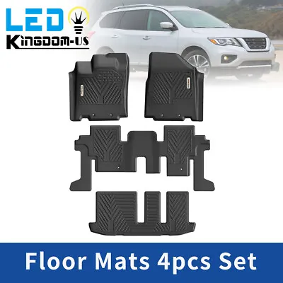 All Season 3D Mold Floor Mats For 2013-2020 Nissan Pathfinder TPE 4PCS Car Liner • $80.99