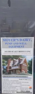 Micro-Scale Models 2003-1 HO Scale Moyer's Diary Pump & Well Equipment Kit • $99.99