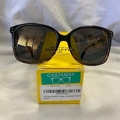 Von Zipper Sunglasses Castaway Black Tortoise / Gold Glow Polar *NEW DISPLAY* • $160