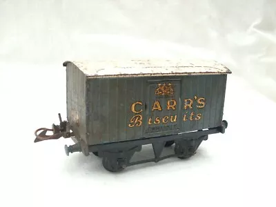 Hornby O Gauge Carrs Biscuit Van In Well Used Condition • £12
