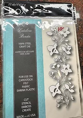 $14 • Buy New Memory Box Craft Die Catalina Border Item 98123 Made In USA With 100% Steel