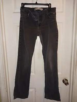 Vintage Harley Davidson Bootcut Black Denim Jeans Women's Size 10L • £19.25