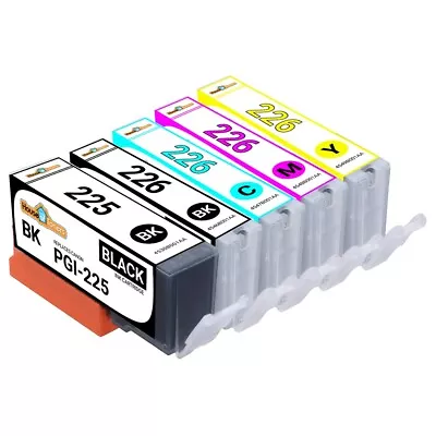 5pk PGI225 Black CLI226 BCMY Ink For Canon PIXMA MG5120 MG5220 MG5320 MG6120 • $7.50