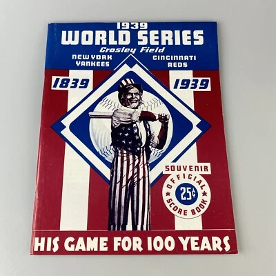 $19.99 • Buy 1939 YANKEES Vs. REDS World Series Program | Robert Opie REPRINT #11 Of 1,000