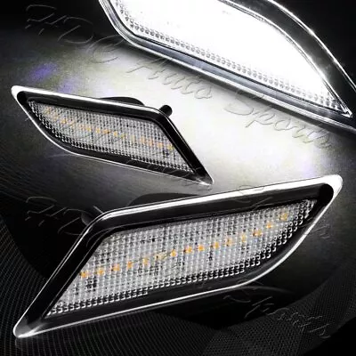 For 2010-2013 Mercedes W212 E-Class Clear Lens White LED Side Marker Lights Lamp • $21.99