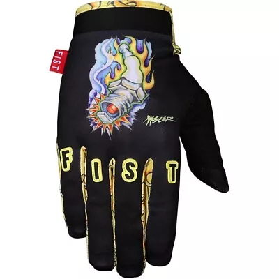 NEW Fist Mike Metzger Flaming Plug Strapped Motocross Dirt Bike Gloves • $30