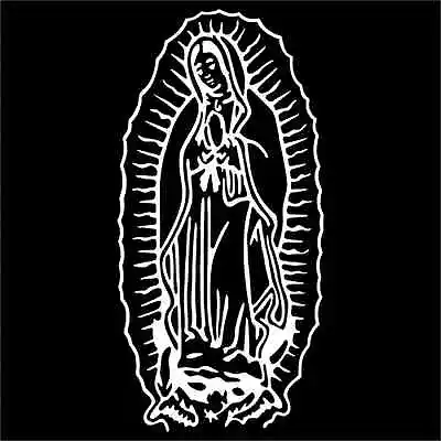 Our Lady Of Guadalupe Virgin Mary Vinyl Decal / Sticker 2(TWO) Pack • $8.50