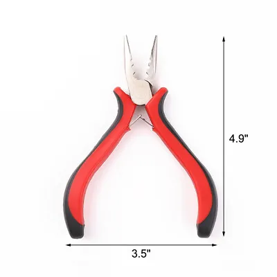 5'' Hair Extensions Removal Opening Pliers Tool For Micro Rings Loop Bead Kit • £4.44