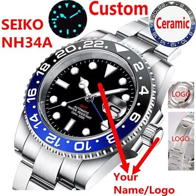 Mechanical Automatic Wristwatch100M Waterproof Luminous Ceramic Sapphire Watches • $149.29