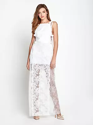Bnwt Alice Mccall Porcelain Witchcraft Maxi Dress - Size 4 Au/0 Us (rrp $495) • $104