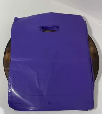 100 Pack 9  X 12  With 1.25 Mil Thick -Purple  Merchandise Plastic Shopping Bags • $8.98