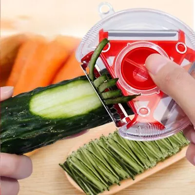 Magic Trio Peeler Set Slicer Stainless Steel Peeler Shredder Julienne Cutter Mul • $10.92