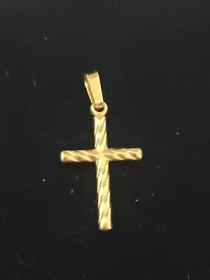 9ct Gold Cross • £10