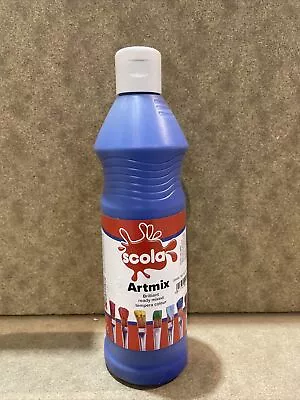 Scola ArtMix Bottles Ready Mix Craft Poster Paints Kids - Blue - 600ml - New • £5.99
