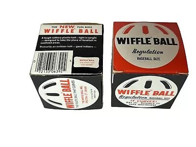 Official WIFFLE Plastic BALL Indoor Outdoor Regulation Baseball Size (Set Of 2) • $5.98