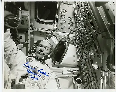 Astronaut Archives Offers Signed Michael  Collins Vintage Official  NASA Glossy • $995