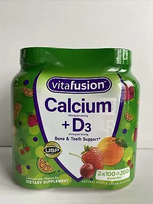 Vitafusion Calcium + D3 Gummies (200 Ct.) • $22.99