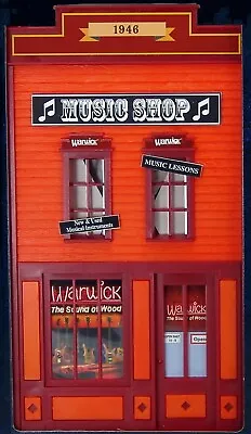 PIKO ~ G Scale ~ New 2024 ~ Qwik-Kit ~ Music Shop Building ~ 62721 • $119.99