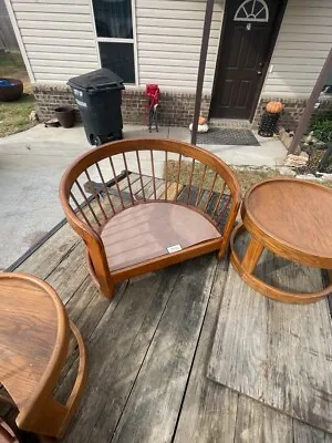 Rare! Mid Century. Unaltered. Oak Bentwood Howard Furniture   • $1000