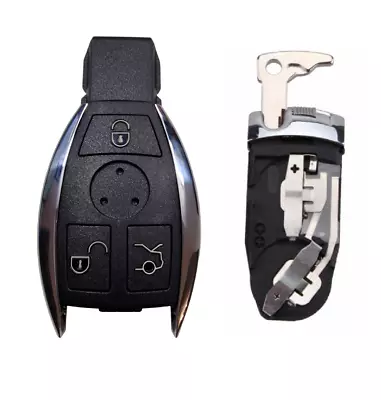 Replacement Mercedes Key 3 Button 2 Batteries Slot Key Fob Casing • $13.04