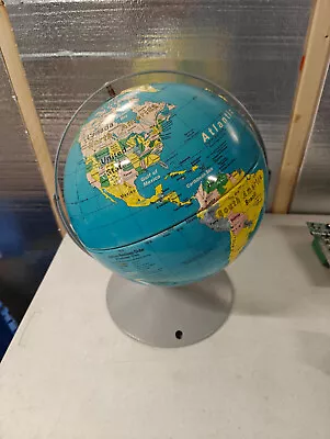 Vintage Nystrom Readiness Globe Map Rotating Raised Graphics • $24.99