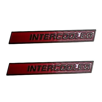 2X For 1986-87 Grand National T Type GM Intercooled Logo Fender Emblem 25526372 • $58.99