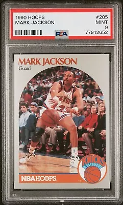 1990 Mark Jackson Nba Hoops #205 Shows Menendez Brothers Ny Knicks Psa 9 Mint • $33.99