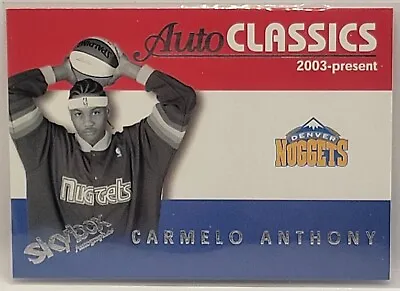 03-04 Skybox Autographics Autoclassics Carmelo Anthony Rookie Insert (Nuggets) • $9.75