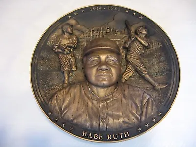 1994 BABE RUTH The Sultan Of Swat Immortals Of The Diamond Collector Plate (E74) • $24.99