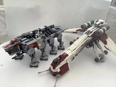 £395.95 • Buy LEGO Star Wars: Republic Dropship With AT-OT Walker (10195) CUSTOM