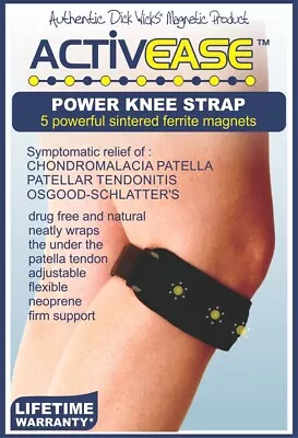 Activease Magnetic Power Knee Strap Therapy Patella Support • $22.51