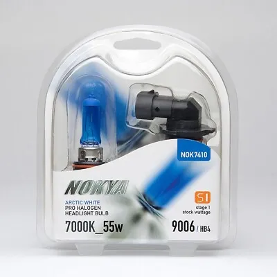 9006/HB4 Headlight Bulbs Nokya Arctic White 7000K 55W (Stage 1) NOK7410 • $20.17