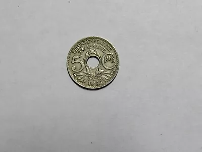 Old France Coin - 1935 5 Centimes - Circulated • $0.99