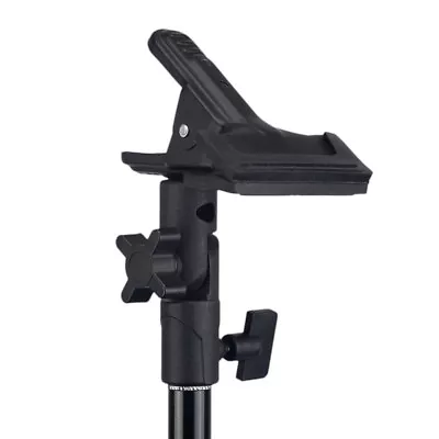 Studio Reflector Clamp Background Holder 5/8 Inch Stand Attachment Light Hold • £22.99