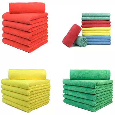 Lot Pack Microfiber Cleaning Cloth Towel No-Scratch Rag Car Polishing Detailing • $13.99