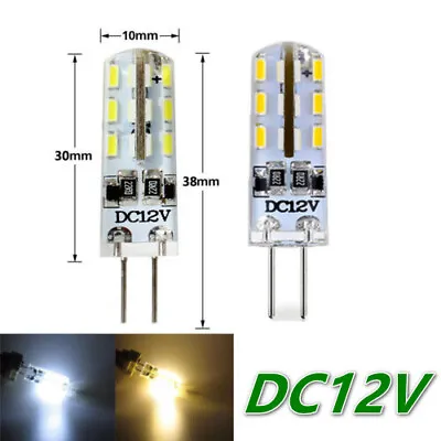 2-10pcs G4 LED Bulb 2W Halogen Capsule Light Bulbs Lamps Corn Capsule Bulb DC12V • £2.75