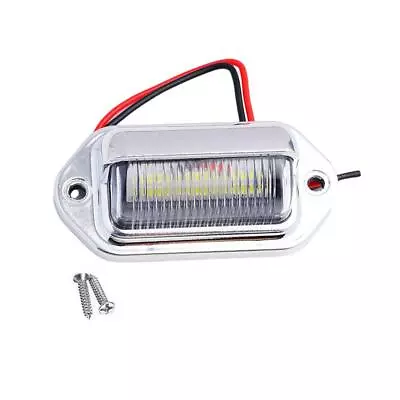 6 LED License Plate Tag Light Lamp For Truck SUV Trailer Universal 1/2Pcs Y9X5 • $5.94