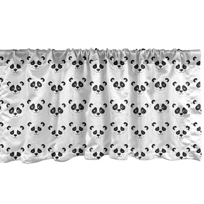 Panda One Panel Valance Bear Faces • £24.99