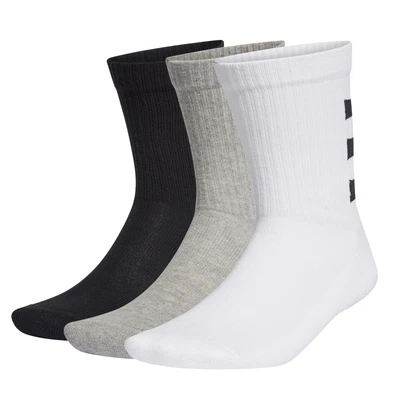 $28.71 • Buy Adidas 3-Stripes Half Cushioned Crew Fitness Sport Socks (3 Pack) - UK 8.5-10