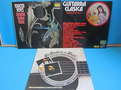 Miguel Barbera Vinyl Zv-628 Marcel Dadi Tra 295 Yepes Spanish Guitar Dg 2535 182 • $9.95