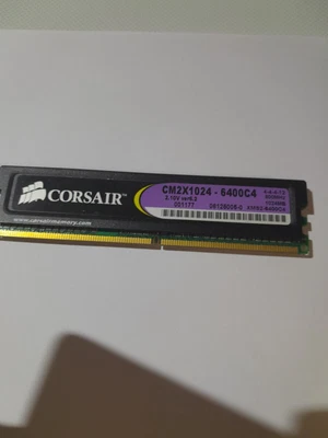 £10 • Buy Corsair CM2X1024-6400C4 4-4-4-12 800MHz 1GB 2.10v Ver6.2 08125005-0 DDR2 PC RAM