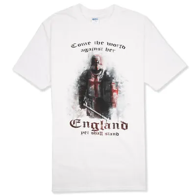 £17 • Buy ENGLAND T-SHIRT WARRIOR YET WE STAND - Cross Of St George, St George's Day, Flag