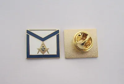 Master Mason Apron Masonic Freemason Lapel Pin • $4.99