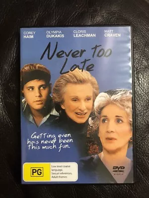 Never Too Late -  Olympia Dukakis  Dvd - Region 4 - • $5