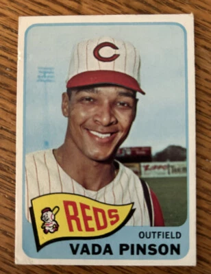 $1 • Buy 1965 Topps Vada Pinson Cincinnati Reds #355 VG/EX Ding On Upper Left Border
